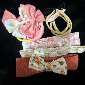 9 Piece Baby Girl Headband Bundle